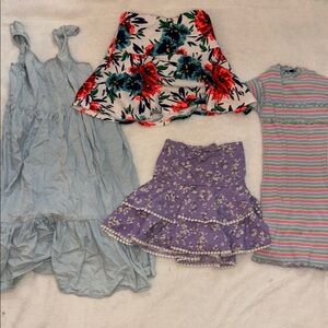 Floral and Striped Dress Bundle